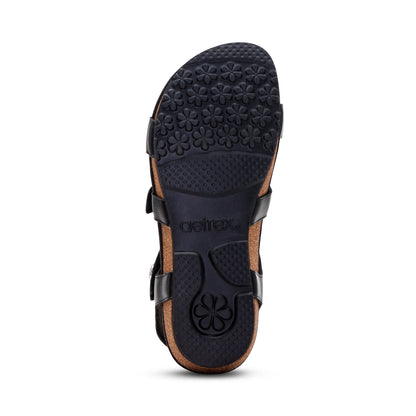 Veronica Arch Support Sandal - Black