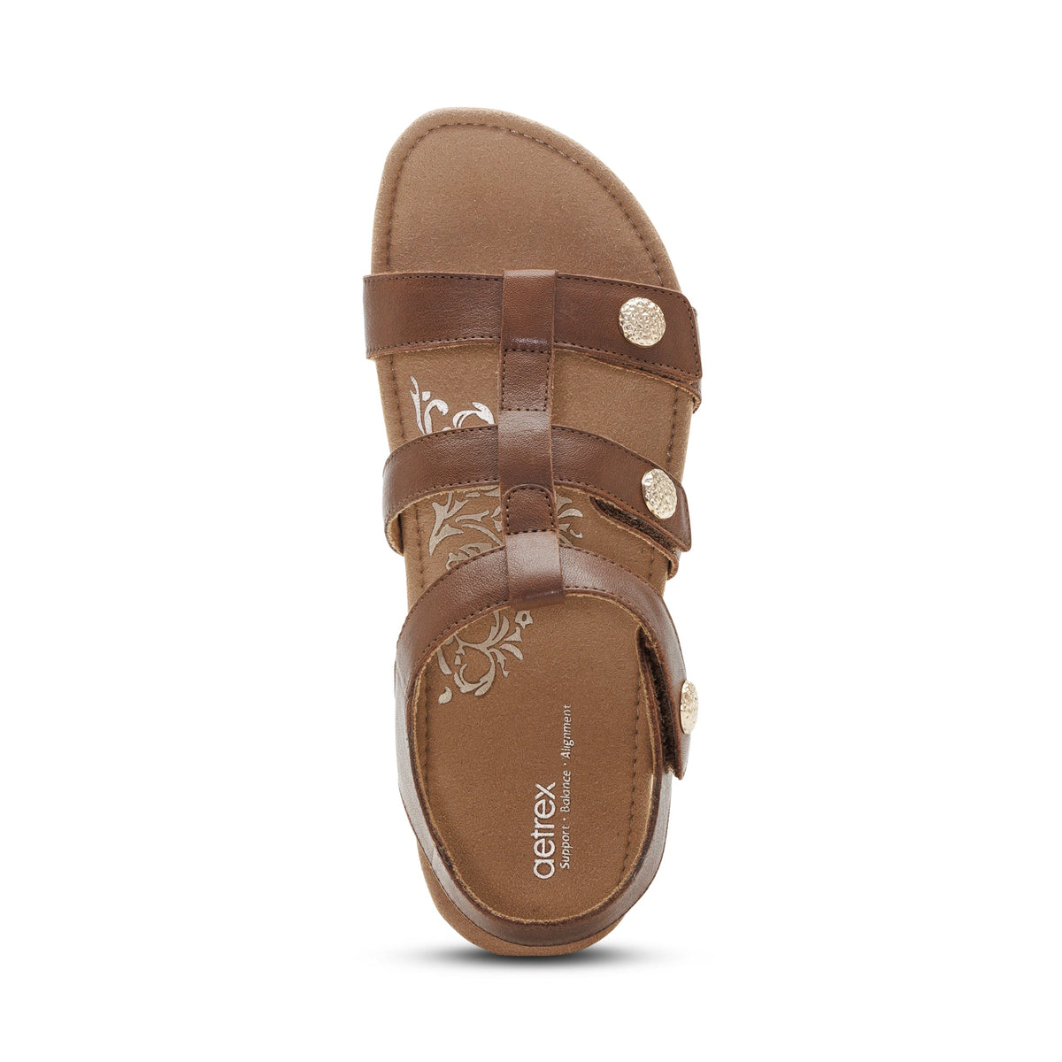 Veronica Arch Support Sandal - Coffee