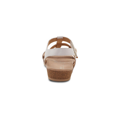 Veronica Arch Support Sandal - Tan White Multi