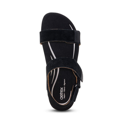 Leslie Arch Support Sandal - Black