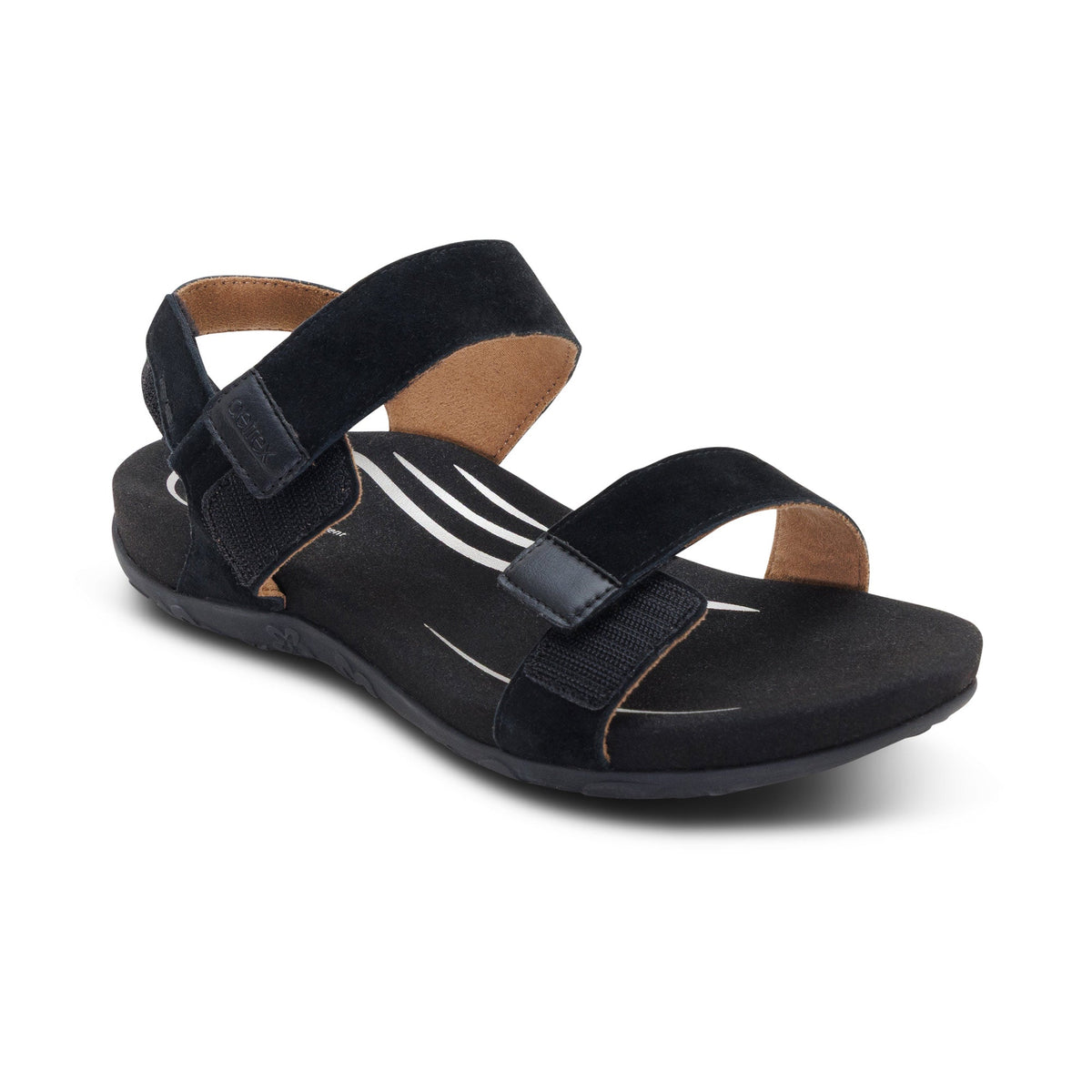 Leslie Arch Support Sandal - Black