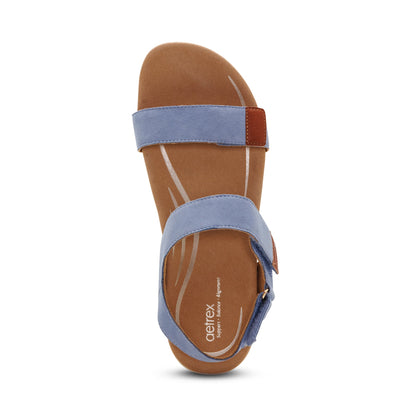 Leslie Arch Support Sandal - Sky Blue