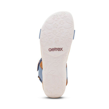 Leslie Arch Support Sandal - Sky Blue