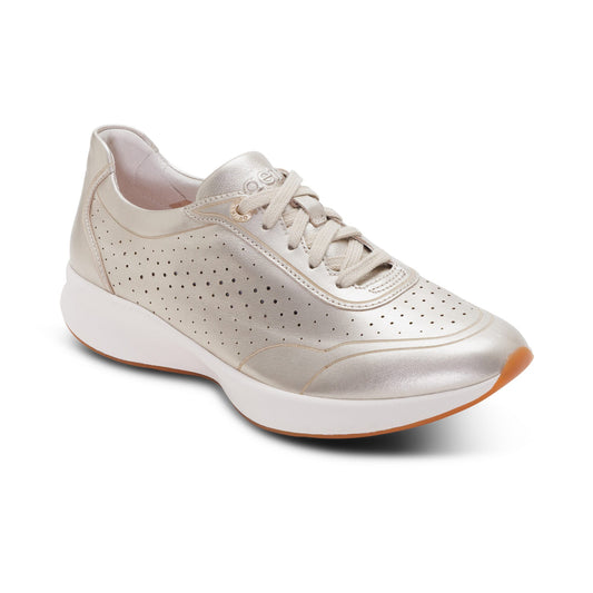 Serena Arch Support Sneaker - Light Gold