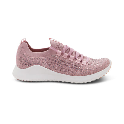Carly Arch Support Sneaker - Pink Sparkle