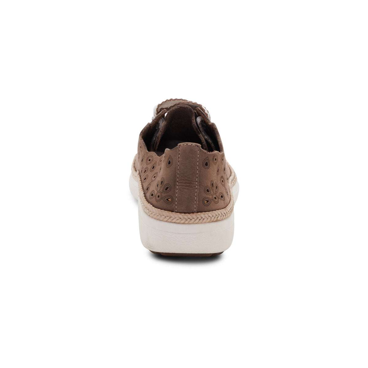 Charlotte Lace-Up Sneaker - Taupe Nubuck