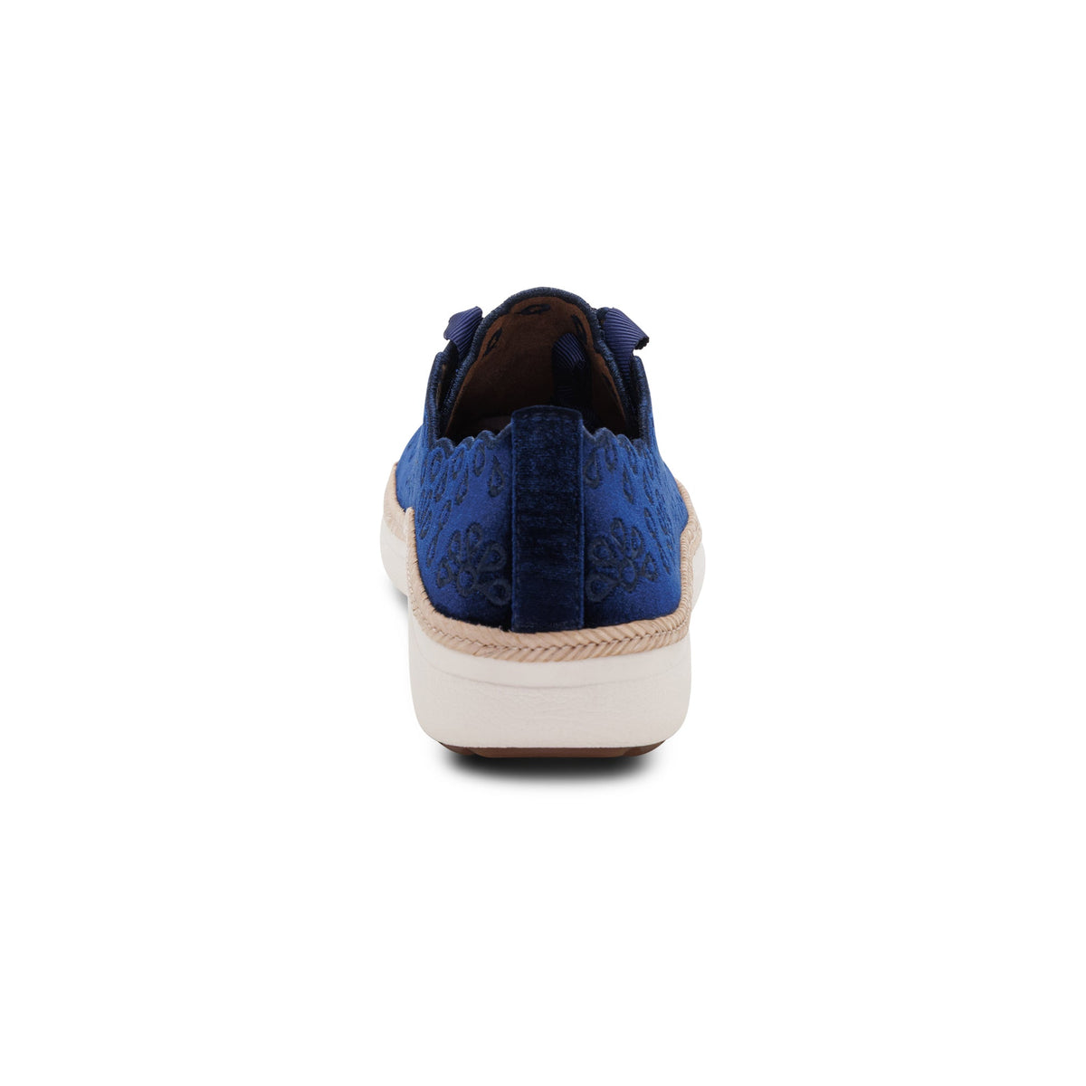 Charlotte Lace-Up Sneaker - Navy Velvet