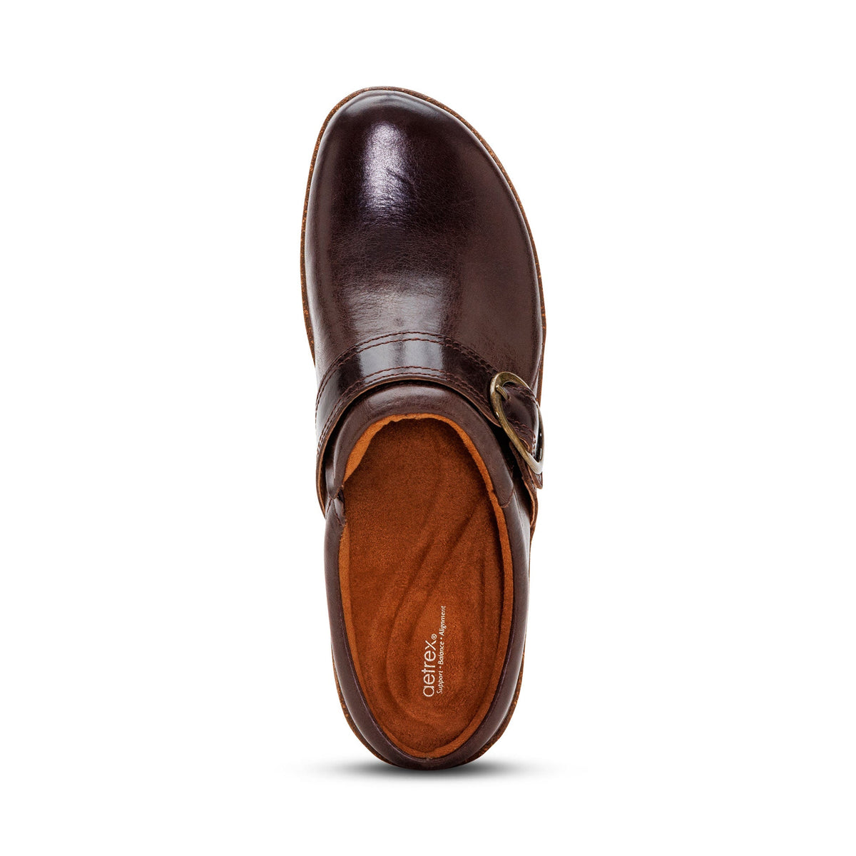 Daphne Slip-On Clog - Dark Brown