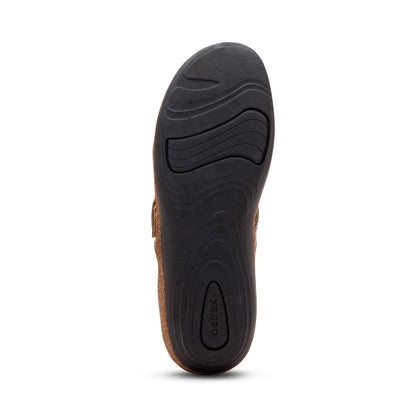 Daphne Slip-On Clog - Dark Brown