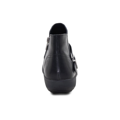 Leah Buckle Bootie - Black