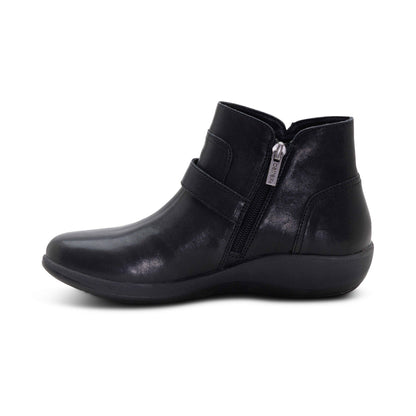 Leah Buckle Bootie - Black