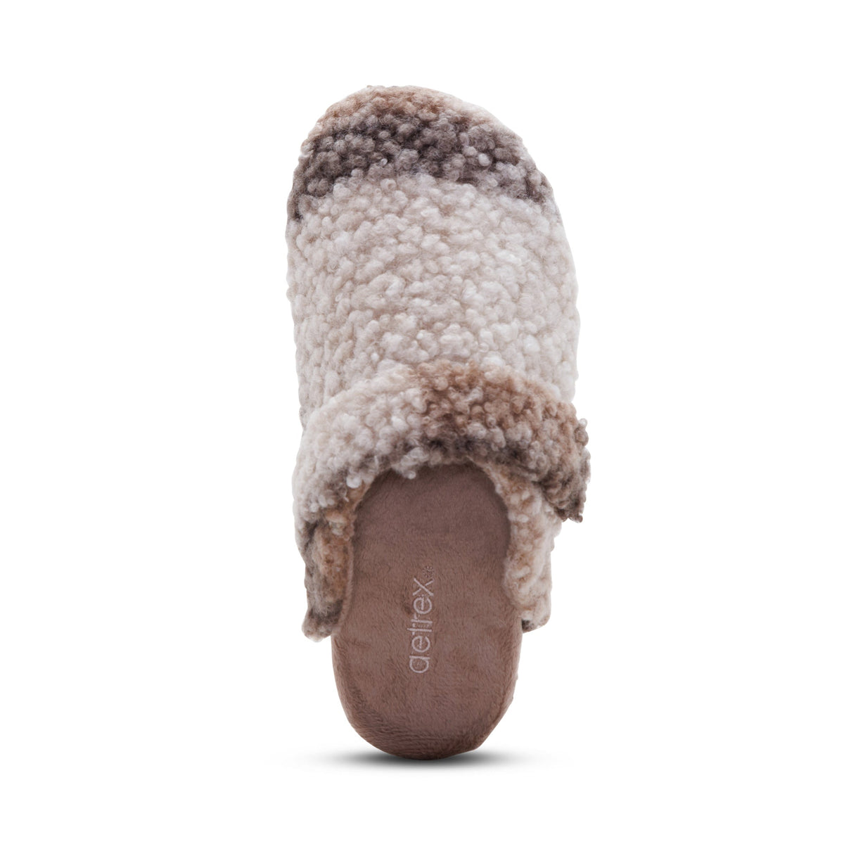 Mia Arch Support Slipper - Tan Plaid