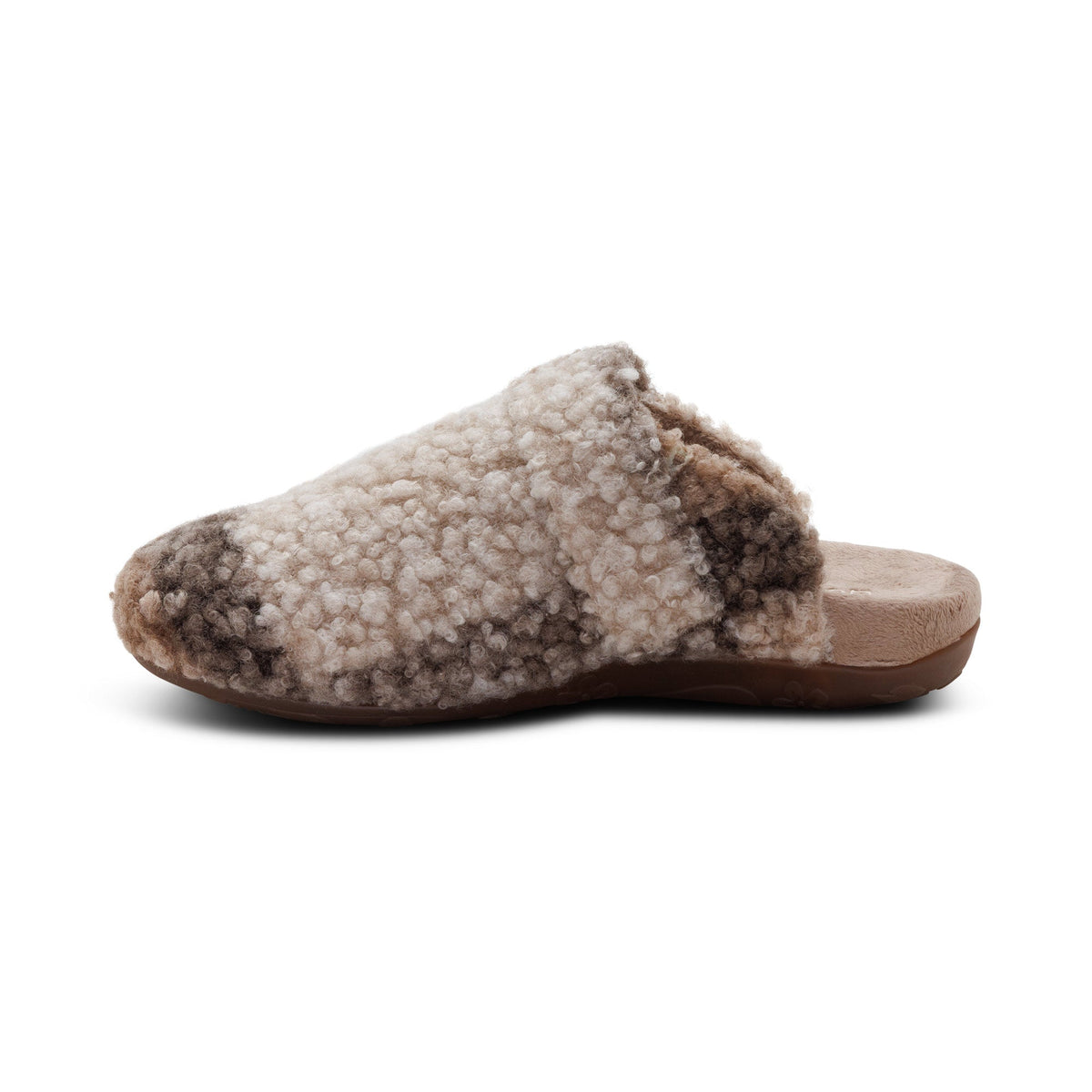 Mia Arch Support Slipper - Tan Plaid