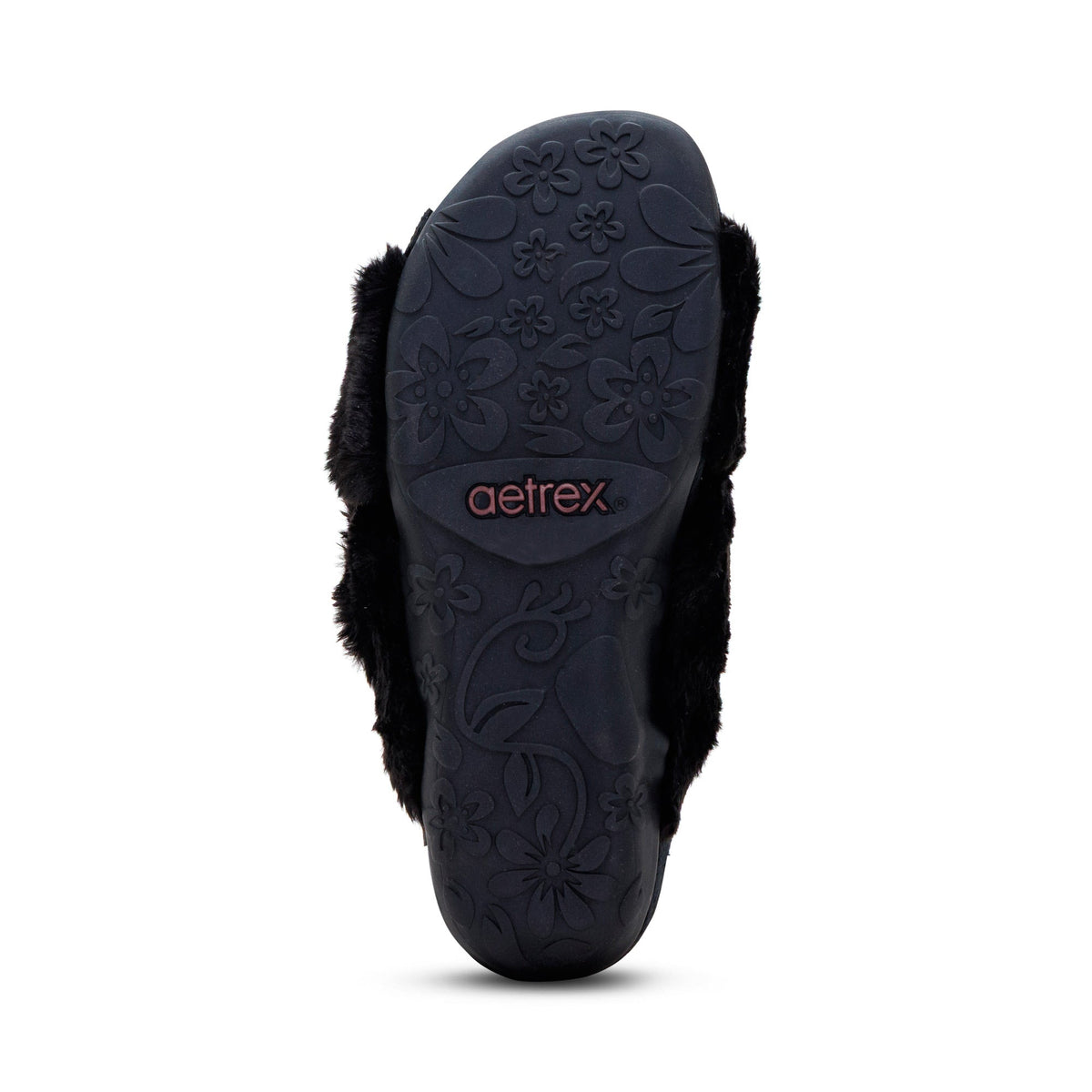 Macy Open-Toe Slipper - Black