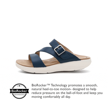 Jenny Adjustable Slide Sandal - Taupe