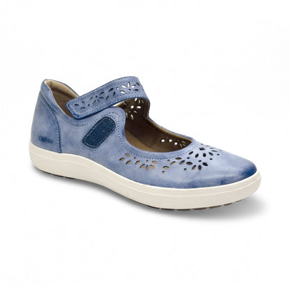 Erica Casual Sneakers - Blue Cutout