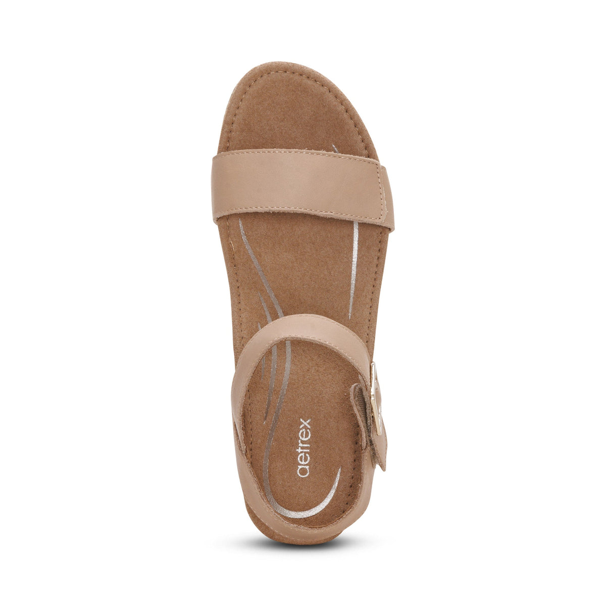 Sydney Quarter Strap Espadrille Wedge - Bone
