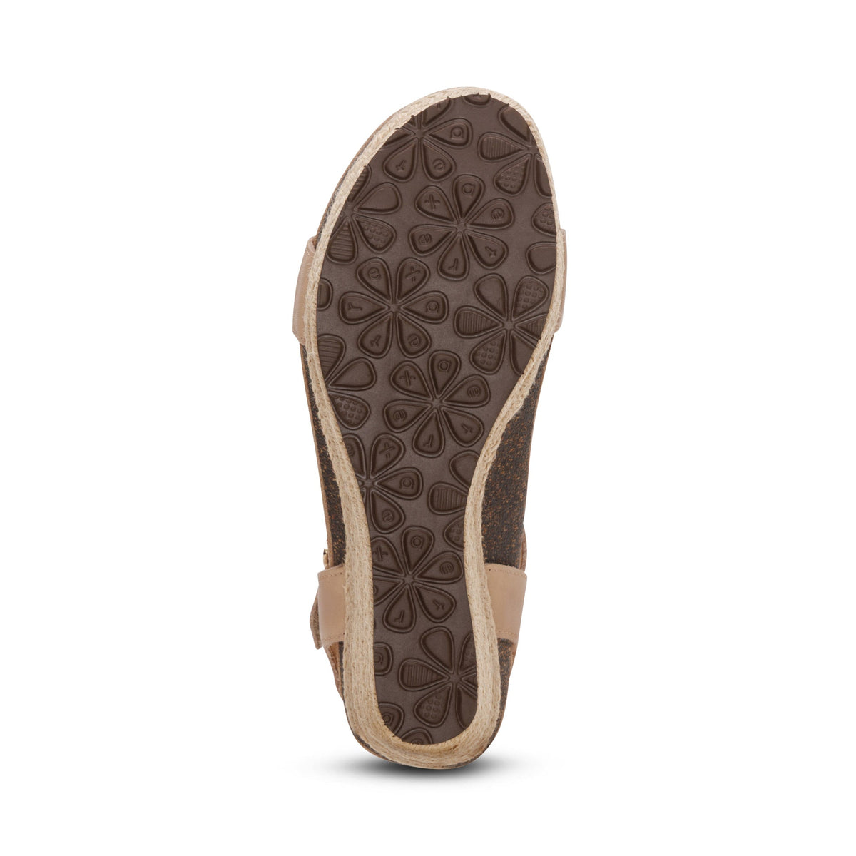 Sydney Quarter Strap Espadrille Wedge - Bone