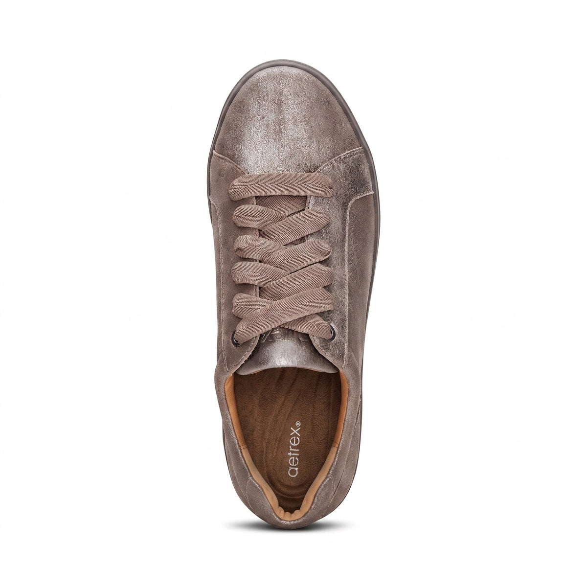 Courtney Lace-up Sneaker - Brushed Silver